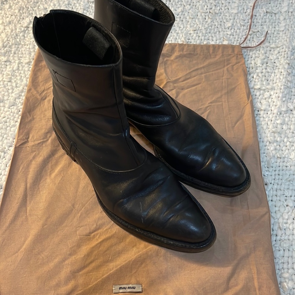 Miu Miu Black Boots